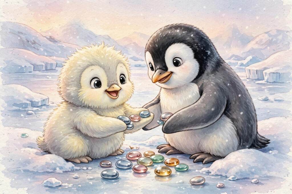 Pip the Penguin Learns to Share: A Bedtime Story About Kindness