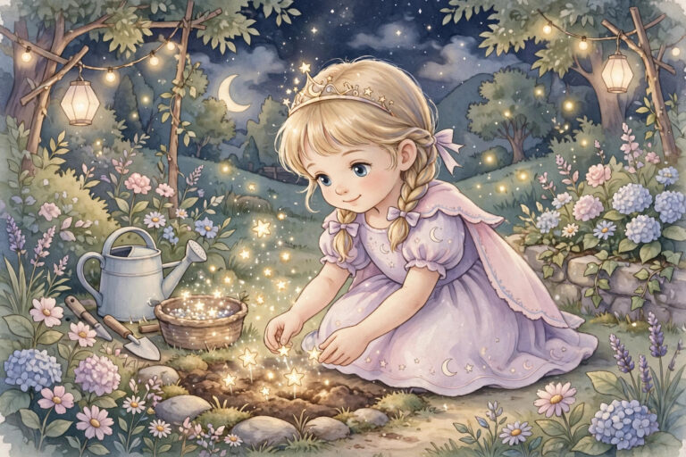 The Princess Who Planted Stars: A Bedtime Story for Little Dreamers