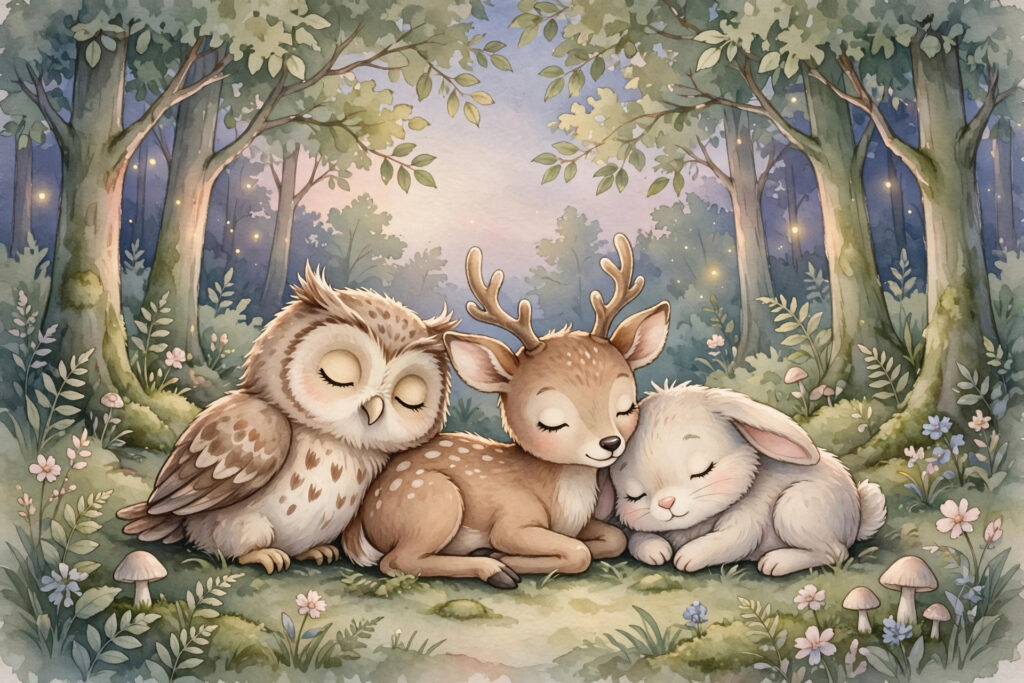 The Whispering Forest: A Gentle Bedtime Story for Anxious Kids